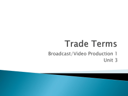 Trade Terms PowerPoint