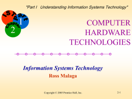 Computer Hardware Technologies