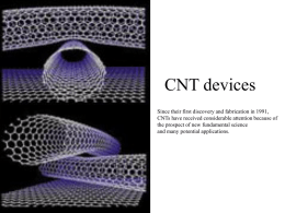 CNT devices