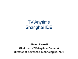PM1-SJP - the TV-Anytime website