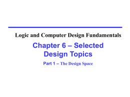 Chapter 6 Selected Design Topics