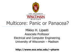 Slides available - PHARM - University of Wisconsin
