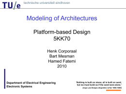 Modeling of Imagine architecture