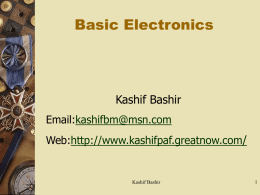 Survey of Electronics - Kashif Bashir