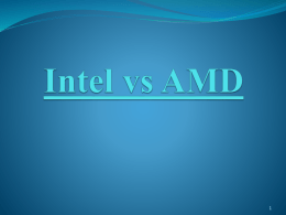 Intel vs AMD