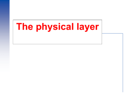 [slides] The physical layer