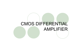 cmos differential amplifier