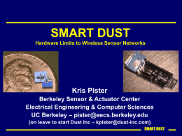 Smart Dust with Legs