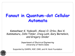 Fanout in Quantum Dot cellular Automata