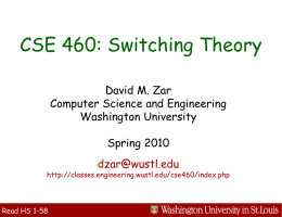 Issues in ATM Network Control - Engineering School Class Web Sites