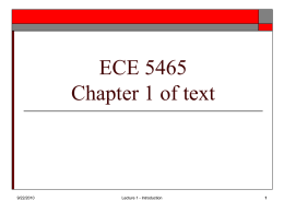 Sp16 Lect 3 -Chapter 1 of text