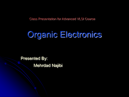 Organic Transistors
