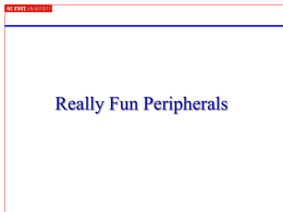 Really Fun Peripherals