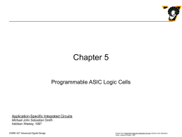 Chapter 5 - Programmable ASIC Logic Cells