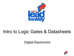 Introduction To Logic & Datasheets