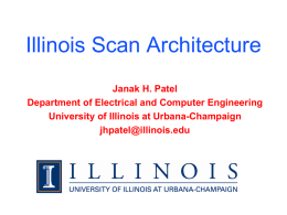 Illinois Scan Architecture