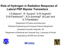 Role of Hydrogen in Radiation Response of