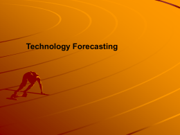 methods of technology forecasting