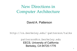 New Directions - University of California, Berkeley