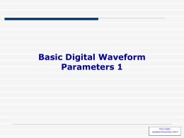 Basic Digital Signals 1