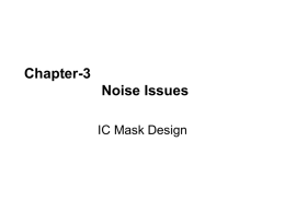 Chapter-3 Noise Issues