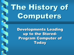 Computer History 2 - brentwoodhigh.com