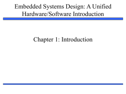 A “short list” of embedded systems