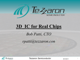 Tezzaron_Presentation_TIPP_061411x