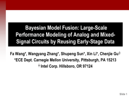 Large-Scale Performance Modeling of Analog and