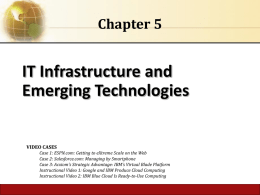 it infrastructure and emerging technologies