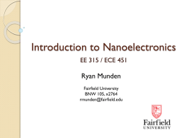 Intro to Nanoelectronicsx