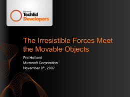 GEN01_The Irresistible Forces Meet the Moveable Objects