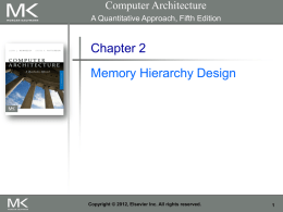 Memory Hierarchy Design - TAMU Computer Science People Pages