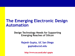 The EDA Industry - UCSD MESL Website