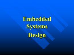 Introduction to Embedded Systems Setha Pan-ngum