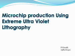 Euvl Extreme Ultraviolet Lithography