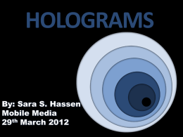 holograms - WordPress.com