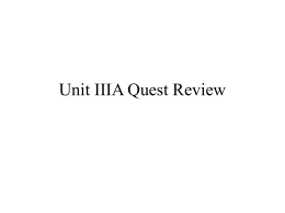 Unit V Test Review