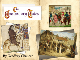 Chaucer Background Revised