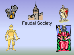 Feudal Society - Issaquah Connect