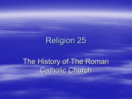 religion 25 - Christ the Redeemer School Division