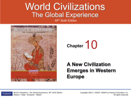 middle ages ch 10 2014 - WerkmeisterAPWorldHistory