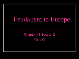 Feudalism in Europe - mrs-saucedo