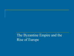 13. The Commonwealth of Byzantium