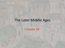The Later Middle Ages PPx