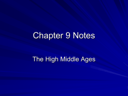Chapter 9 Notes - Martin`s Mill ISD