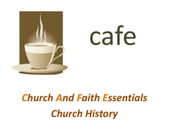 cafe - Reformed Presbyterian Church