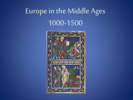 Europe in the Middle Ages - New World American Private School
