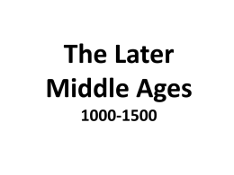 Middle Ages - Spring Branch ISD