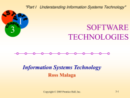 Software technologies